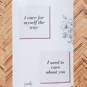 Lorde lyrics art print